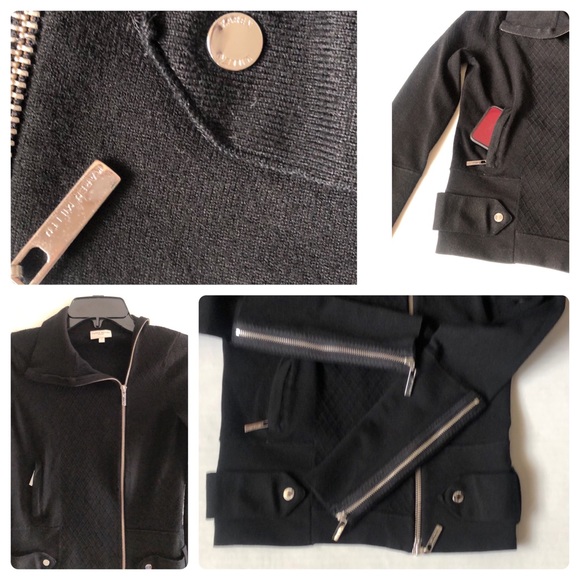 KAREN MILLEN ENGLAND BLACK JACKET/PREOWNED - Picture 9 of 17